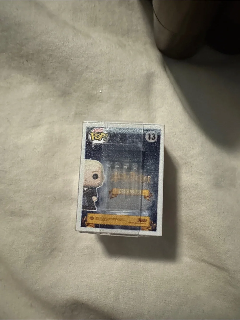 Funko Draco Malfoy Figure with Blonde Hair and Black Outfit - Picture 3 of 5
